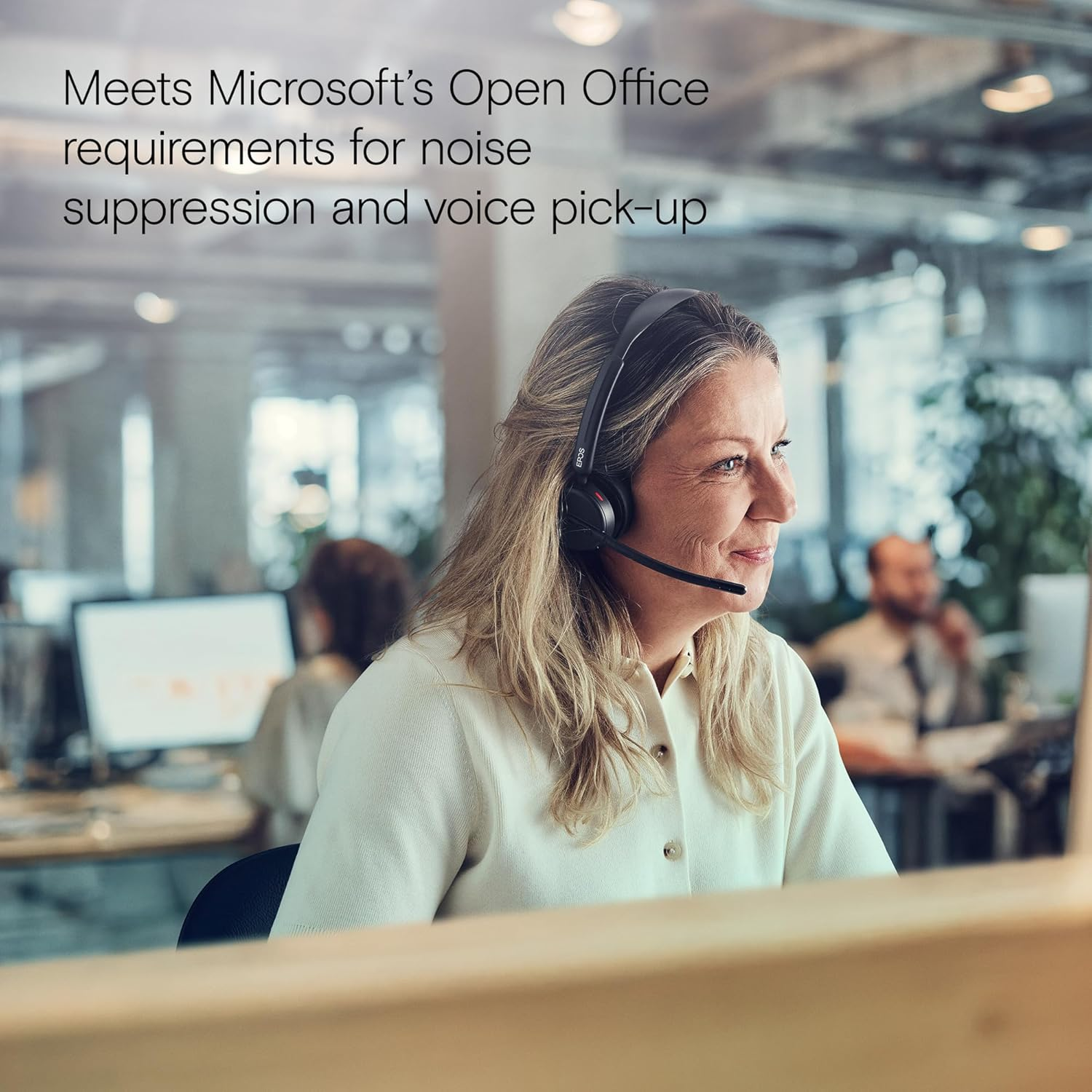 EPOS Impact 500 ANC Wireless Headset &ndash; Teams Certified with USB-C & USB-A Connectivity &ndash; Advanced Bluetooth Audio for Smarter, Distraction-Free Work image number 2