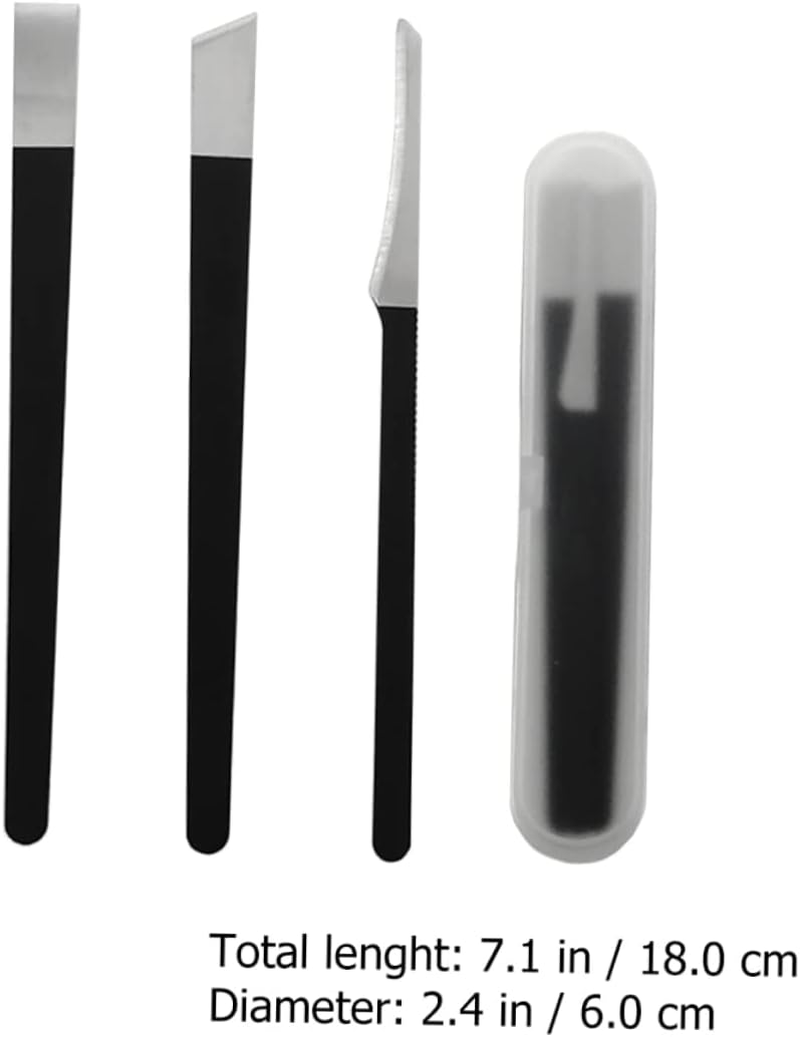 Gatuida 4Pcs Nail Tech Supplies Pedicure Knife Nail Remover Clippers Foot Cutters for Foot Care image number 2