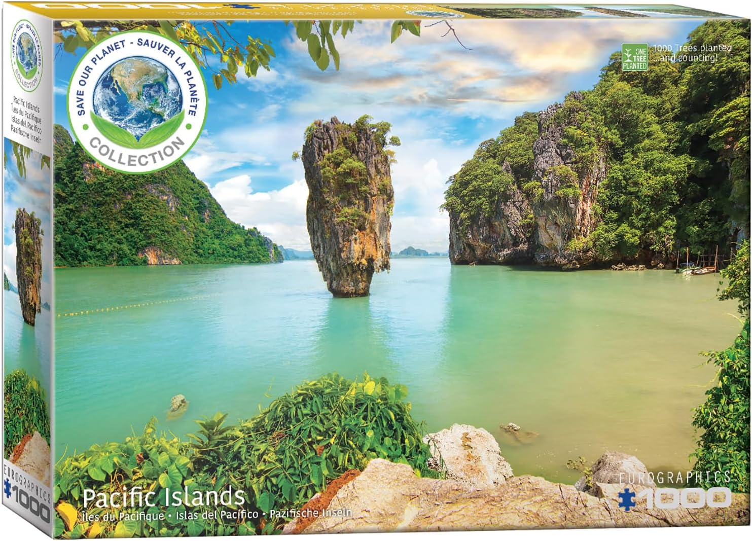 Eurographics Pacific Islands Jigsaw Puzzle (1000 Pieces) image number 1