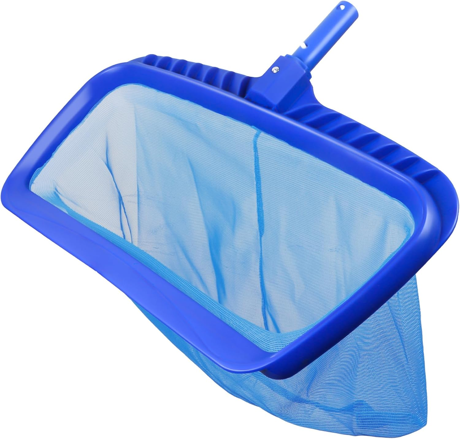 Upgraded Pool Skimmer Net,Heavy Duty Swimming Leaf Rake Cleaning Tool with Deep Nylon Mesh Bag,Fast and Easy for Cleaning Swimming Pool & Pond (20'' Pool Net-Blue) image number 4