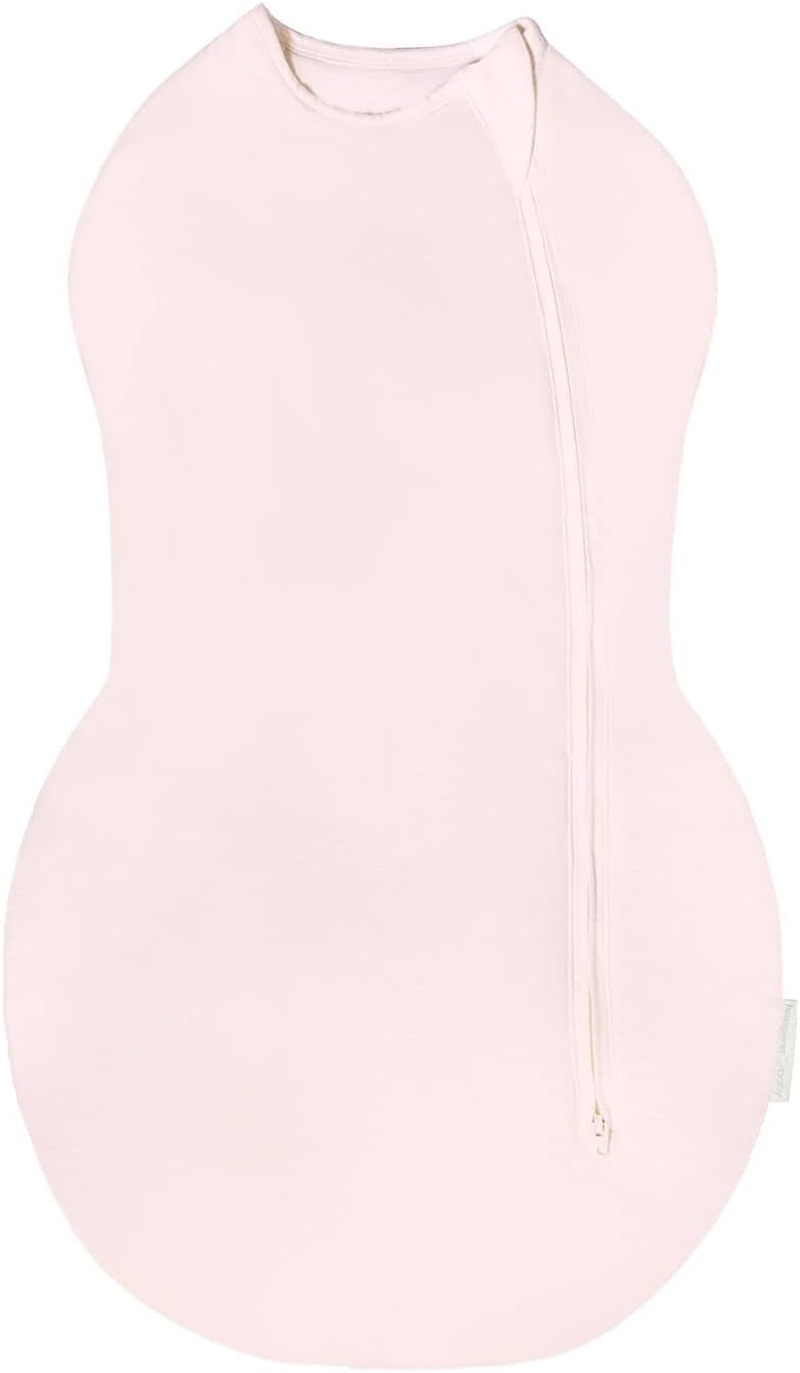 Happiest Baby Sleepea Comforter Swaddle - 100% Organic Cotton Baby Swaddle Blanket - Doctor Designed Promotes Healthy Hip Development (Graphite, Medium)