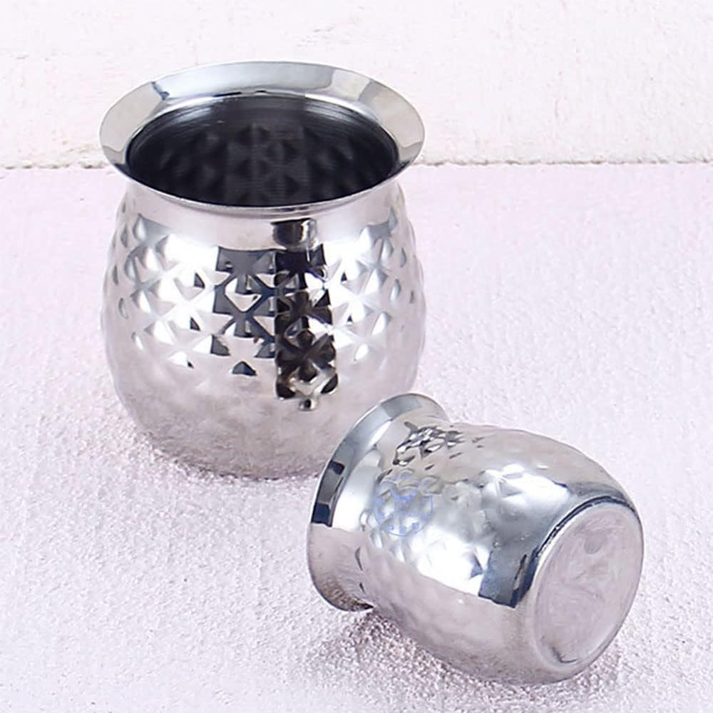 Turkish Coffee Pot, Turkish Coffee Maker, Chai Pot, Arabic Coffee Pot, Greek Coffee Pot, Greek Briki, Turkish Coffee Cezve, Turkish Coffee Pot Ibrik, Silver, 400 Ml / 13.5 Oz image number 4