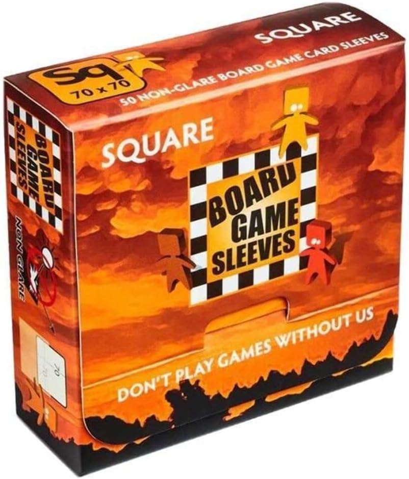 Arcane Tinman Board Game Sleeves: Square (Non-Glare) 69X69Mm, Clear AT-10429 image number 5