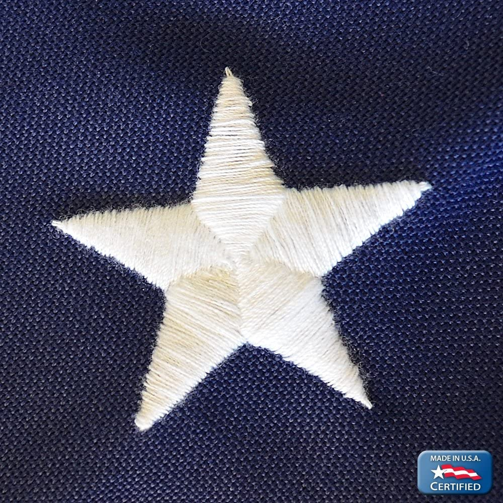 Annin Flagmakers American Flag Tough-Tex Polyester Flag, 6 X 10 Feet (Model 2740) 100% MADE in USA image number 3