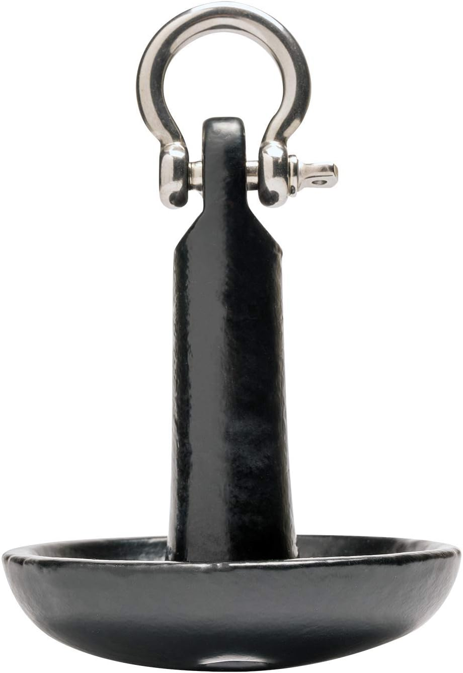 Newport Vessels Premium Mushroom Anchor Kit W/Bag, Rope, Bouy, & Stainless Hardware image number 3