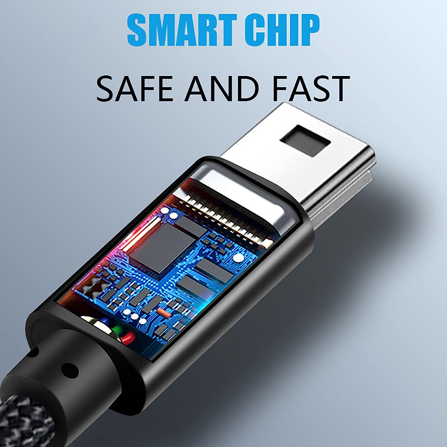 Mini USB to Type C Cable, Tunghey USB C to Mini USB Cable Charging Cord for Hero 3+, PS3 Controller, MP3 Player, Dash Cam, Digital Camera, GPS Receiver, Pdas and More Mini B Devices (1.5M)