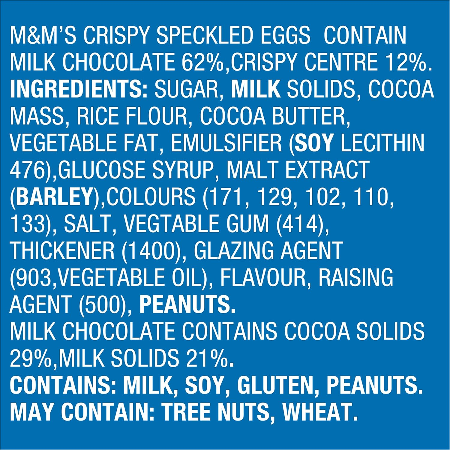 M&M'S Crispy Speckled Milk Chocolate Easter Egg Bucket 500G image number 5