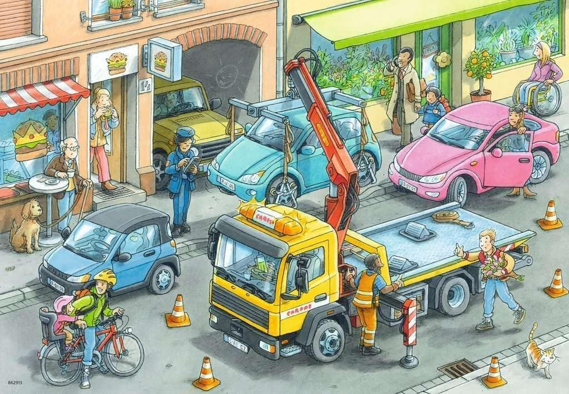 Ravensburger - Working Trucks Puzzle 2X24P image number 4