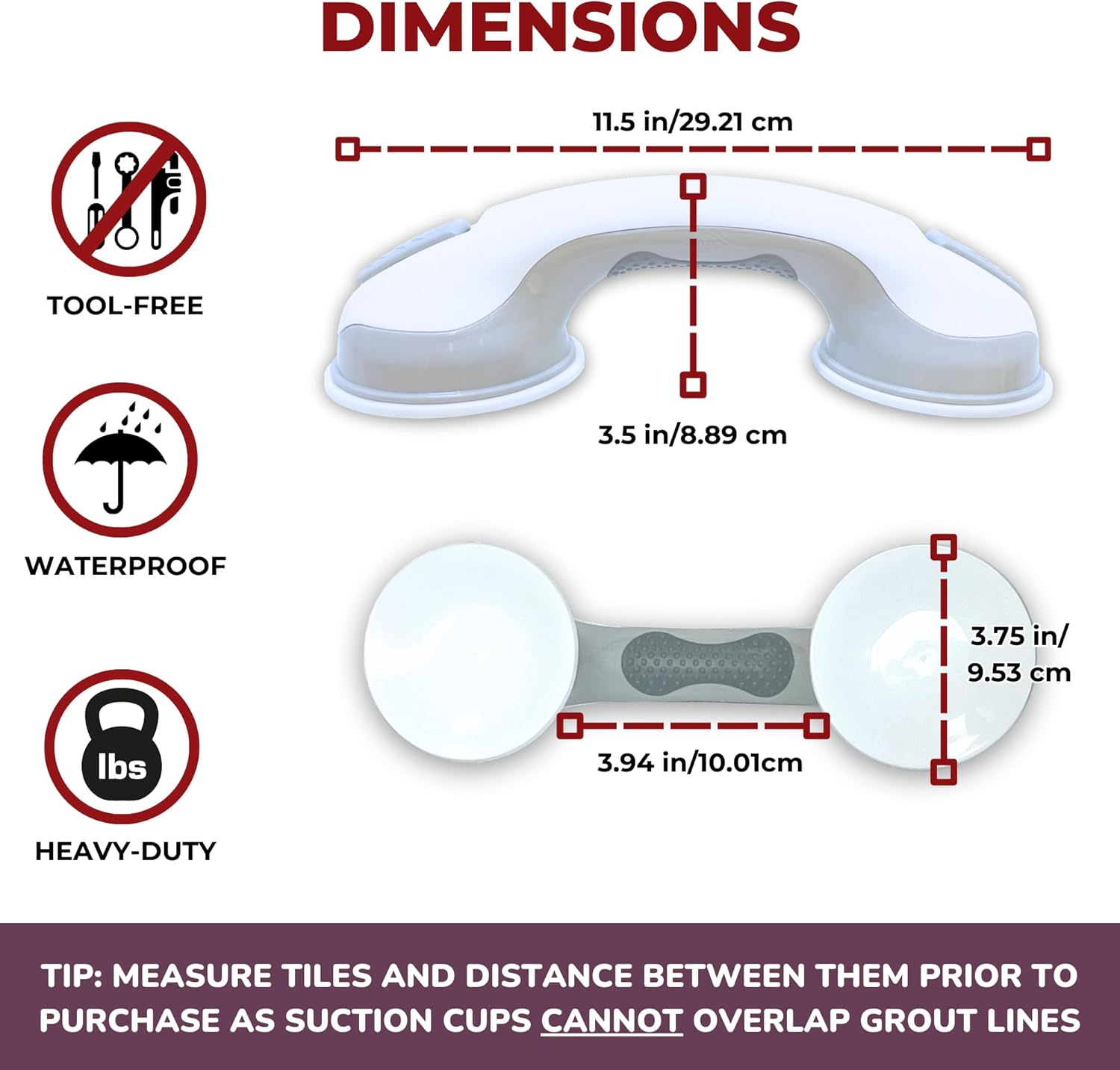 Safe-Er-Grip Changing Lifestyles 11.5" Balance Assist Bar image number 5