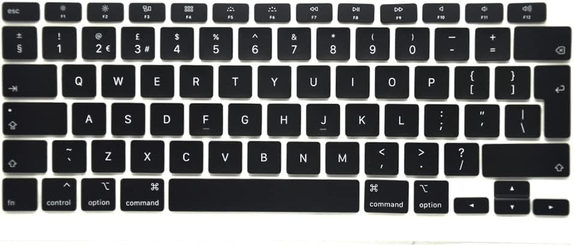 New Replacement Key Cap Set UK Keyboard Replacement Keycaps Keys QWERTY Compatible for Macbook Air 13" Retina A2179 2020 UK Keyboard Keys