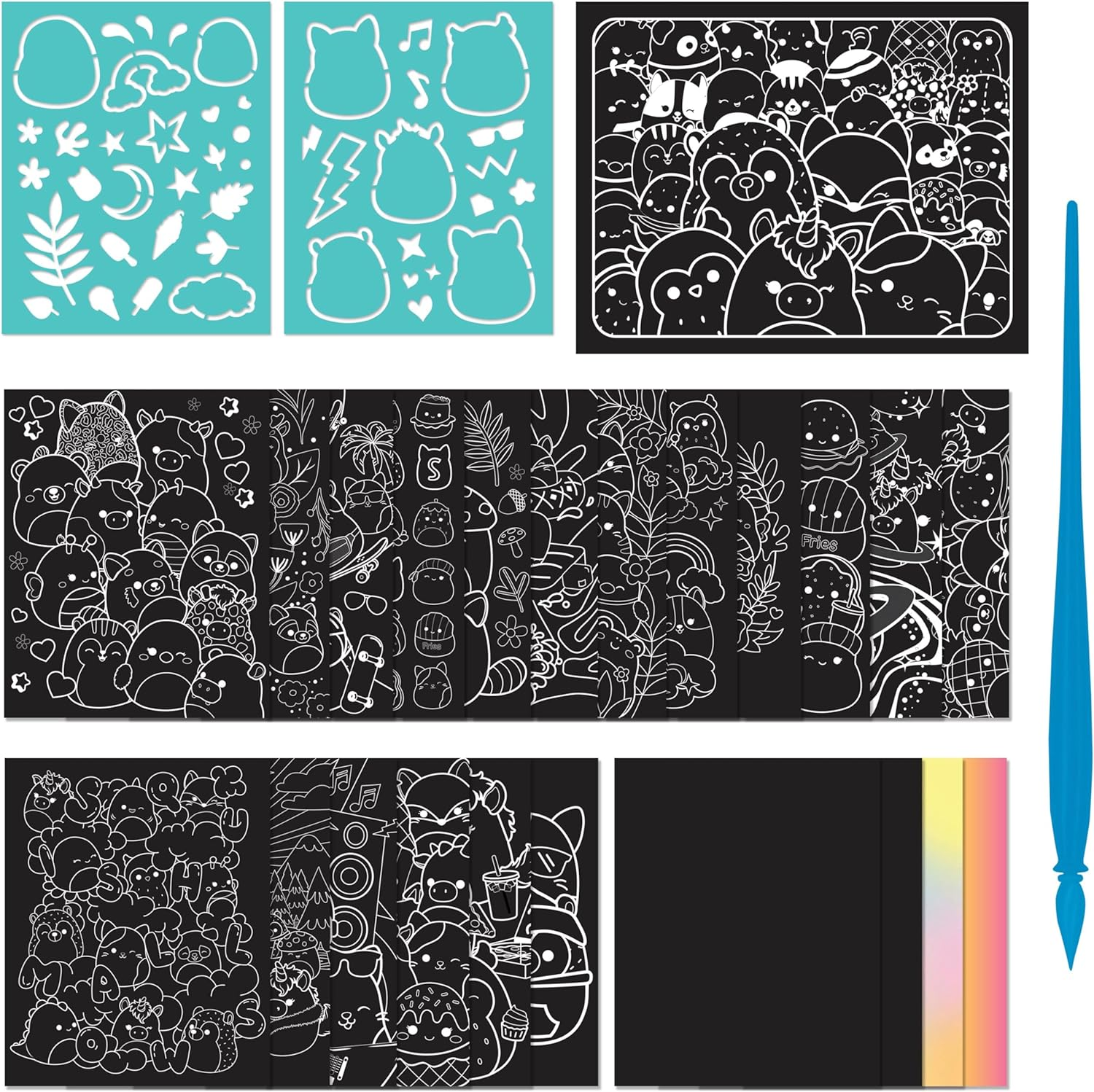 Hinkler Etch Art Creations Squishmallows Crystal Craft Kit Carry Case for Adults image number 5