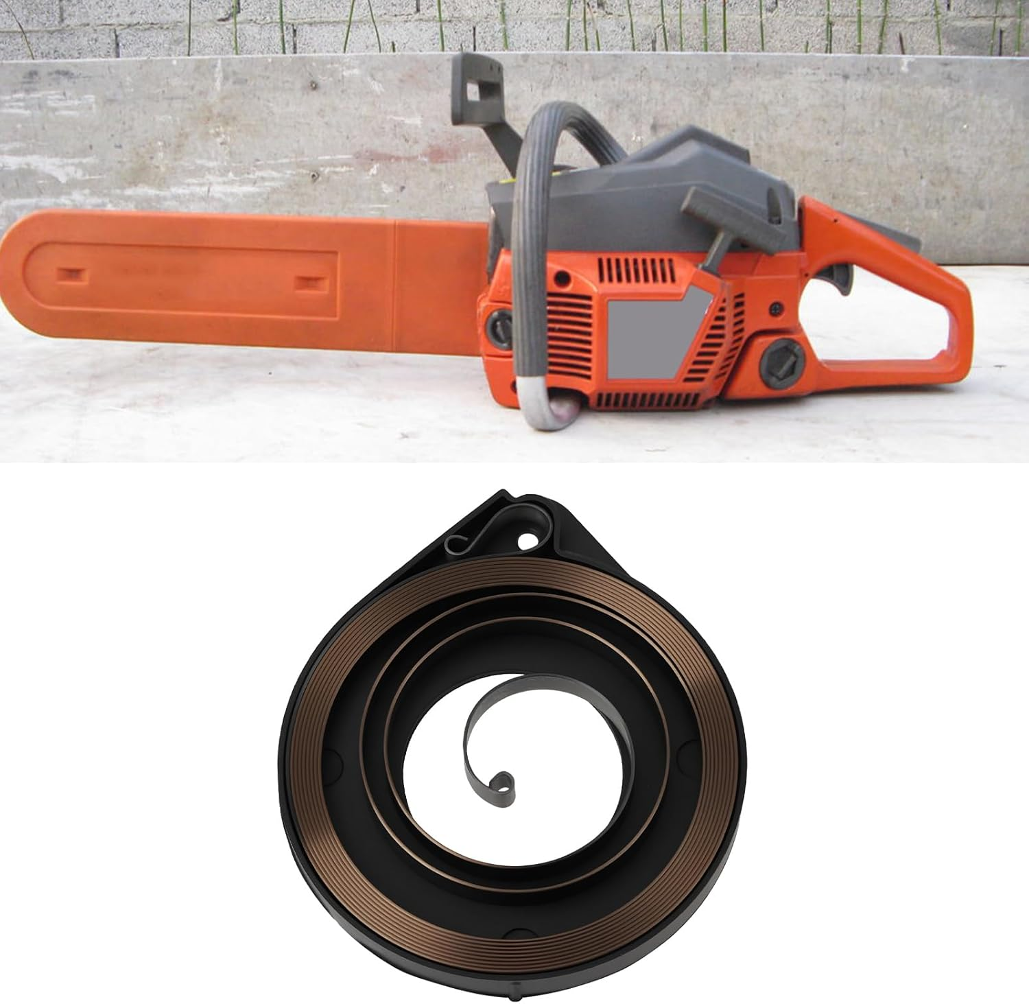 Create Idea 2Pcs Starter Recoil Spring 5017631-01 501763101 Compatible with Husqvarna 41 50 50 image number 2
