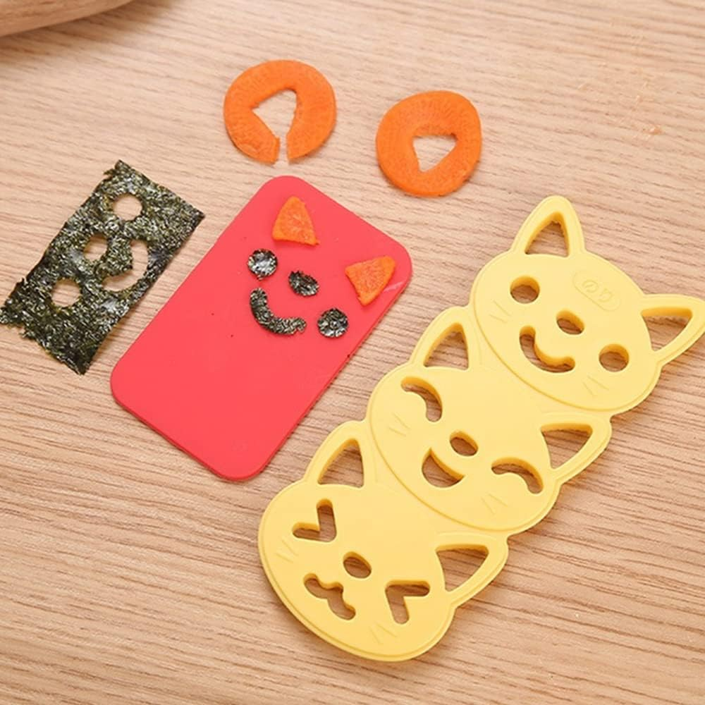 DIY 3D Cat Bento Rice Chocolate Sandwich Ball Mold Sushi Cutter Mould Maker Tool image number 3