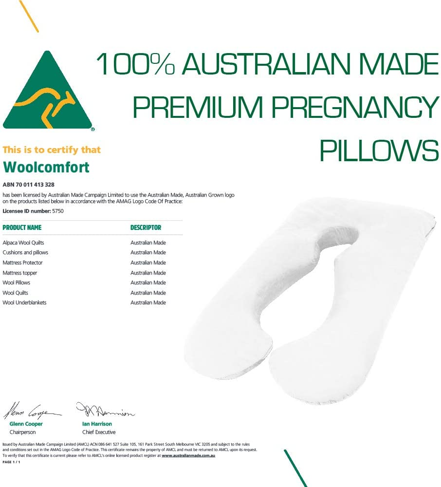 Australian Made Pregnancy/Maternity/Nursing Pillow Body Feeding Support (Lilac X Grey Pillowcase Included) image number 2