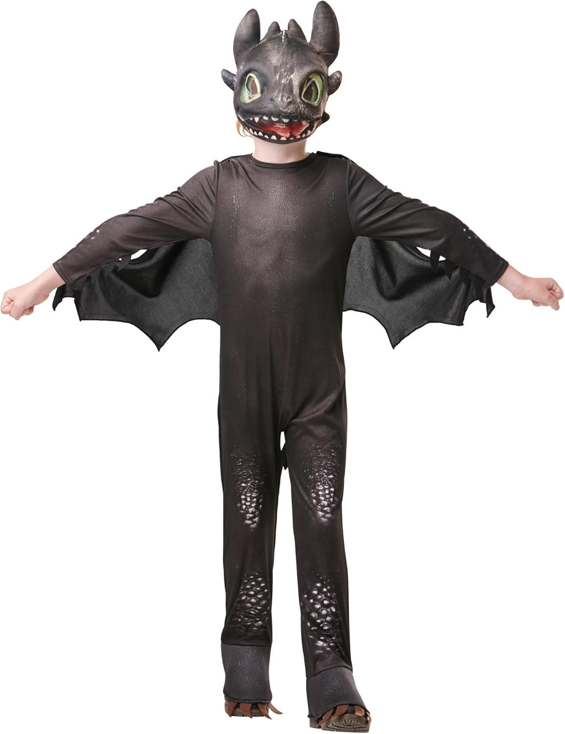 Rubie'S Toothless Night Fury Deluxe Costume for Kids - Universal How to Train Your Dragon image number 1