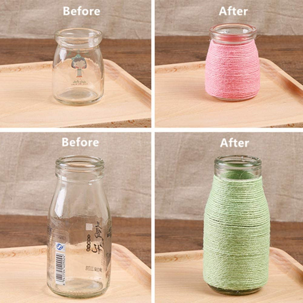 656Feet Jute Twine String for Garden DIY and Gift Packing 2Mm 3Ply (Green) image number 3