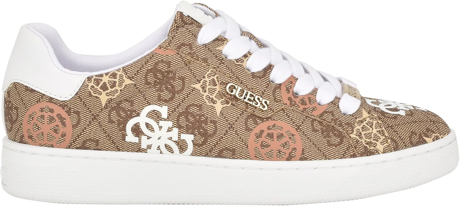 GUESS Women'S Renzy Sneaker, Black 007, 5.5 image number 2