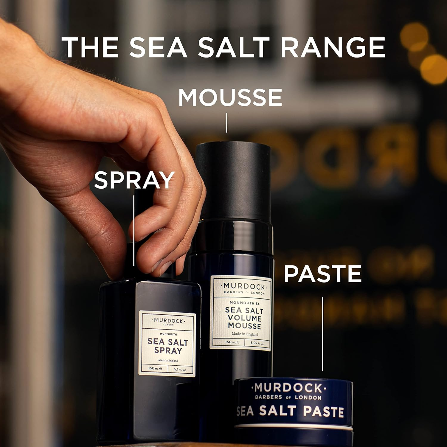 Murdock London Men'S Sea Salt Volume Mousse 150Ml No Colour image number 1