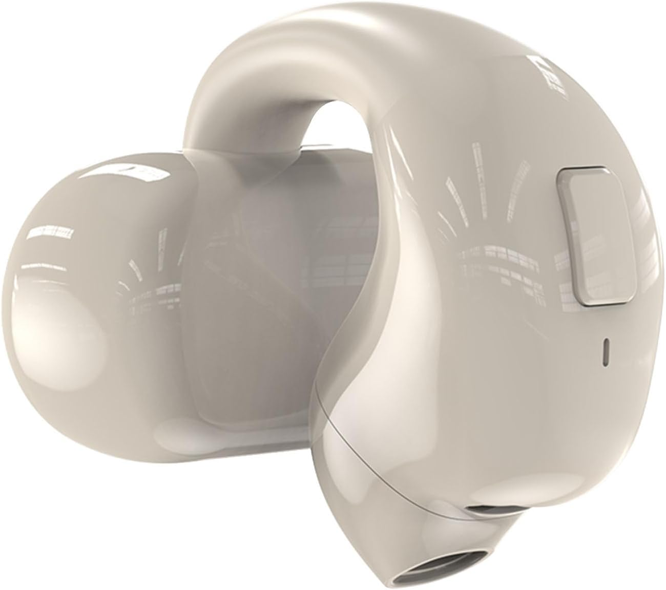 Bone Conduction Earbuds - Bone Conduction Earphones, Wireless Open Design | Sweat Proof Audio Equipment, Light Sport Carilty, Adjustemen Music Player image number 4