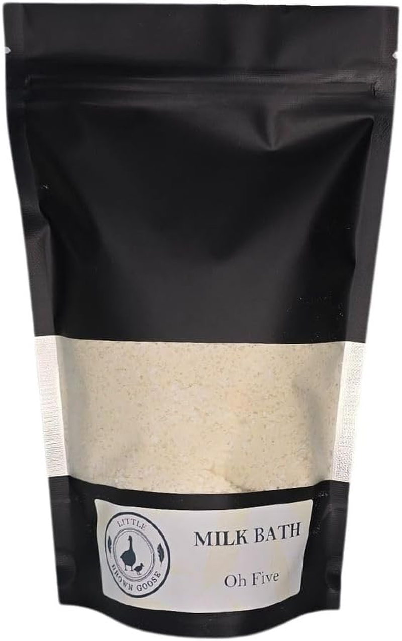 Little Brown Goose Egyptian Musk Milk Bath 450G Real Butter Milk That Foams and Bubbles with Magnesium Rich Epsom Salts to Soothe and Relieve Aching Muscles, Natural