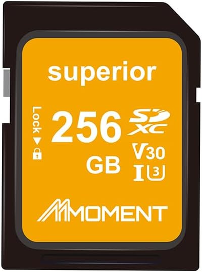 MMOMENT SD Card, 256 GB Memory Card, Supports 4K Videos, Digital Cameras/Slr/V30/Class 10/UHS-I/U3 (Up to 95 Mb/S Read) image number 5