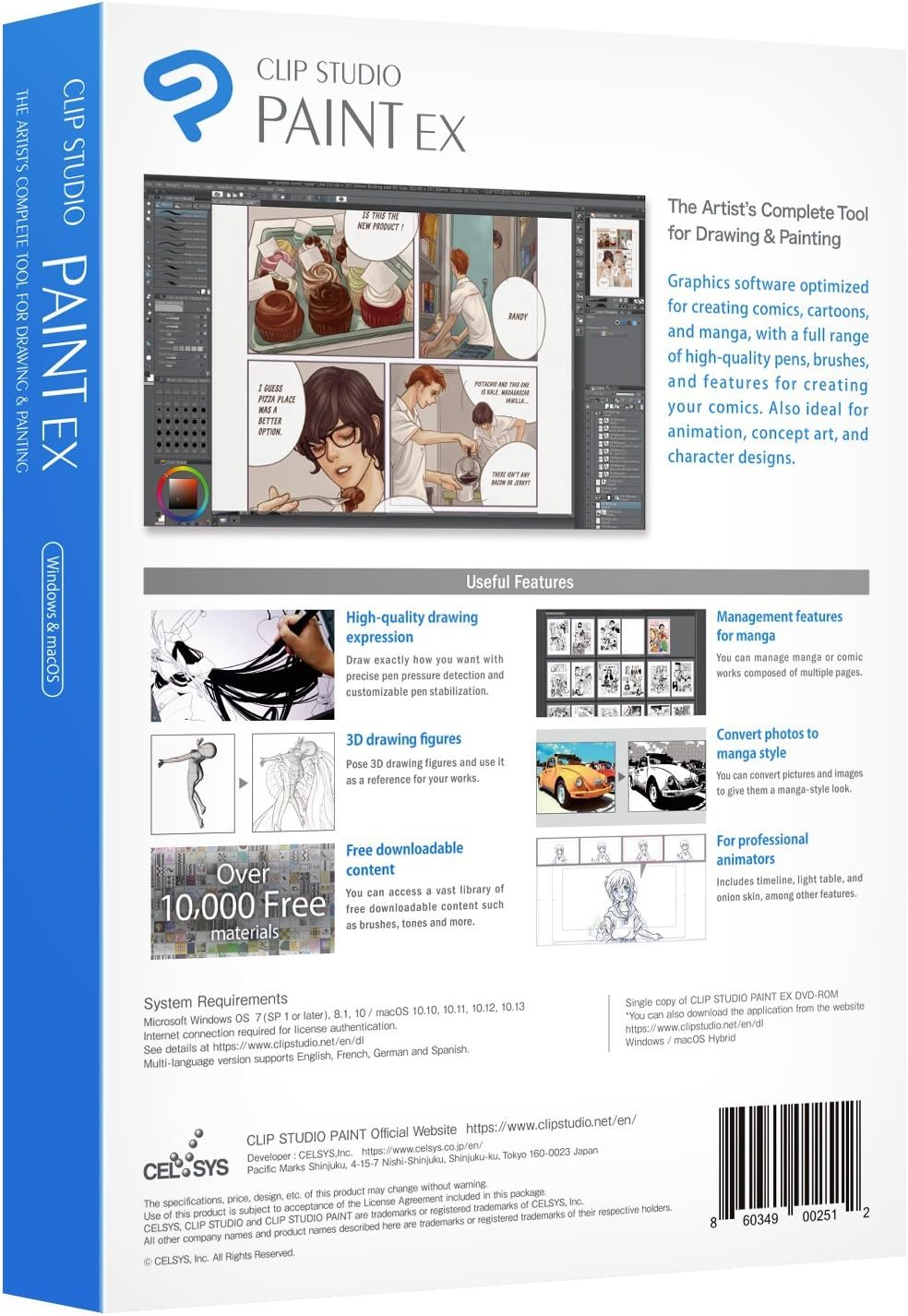 CLIP STUDIO PAINT EX - NEW Branding - for Microsoft Windows and Macos
