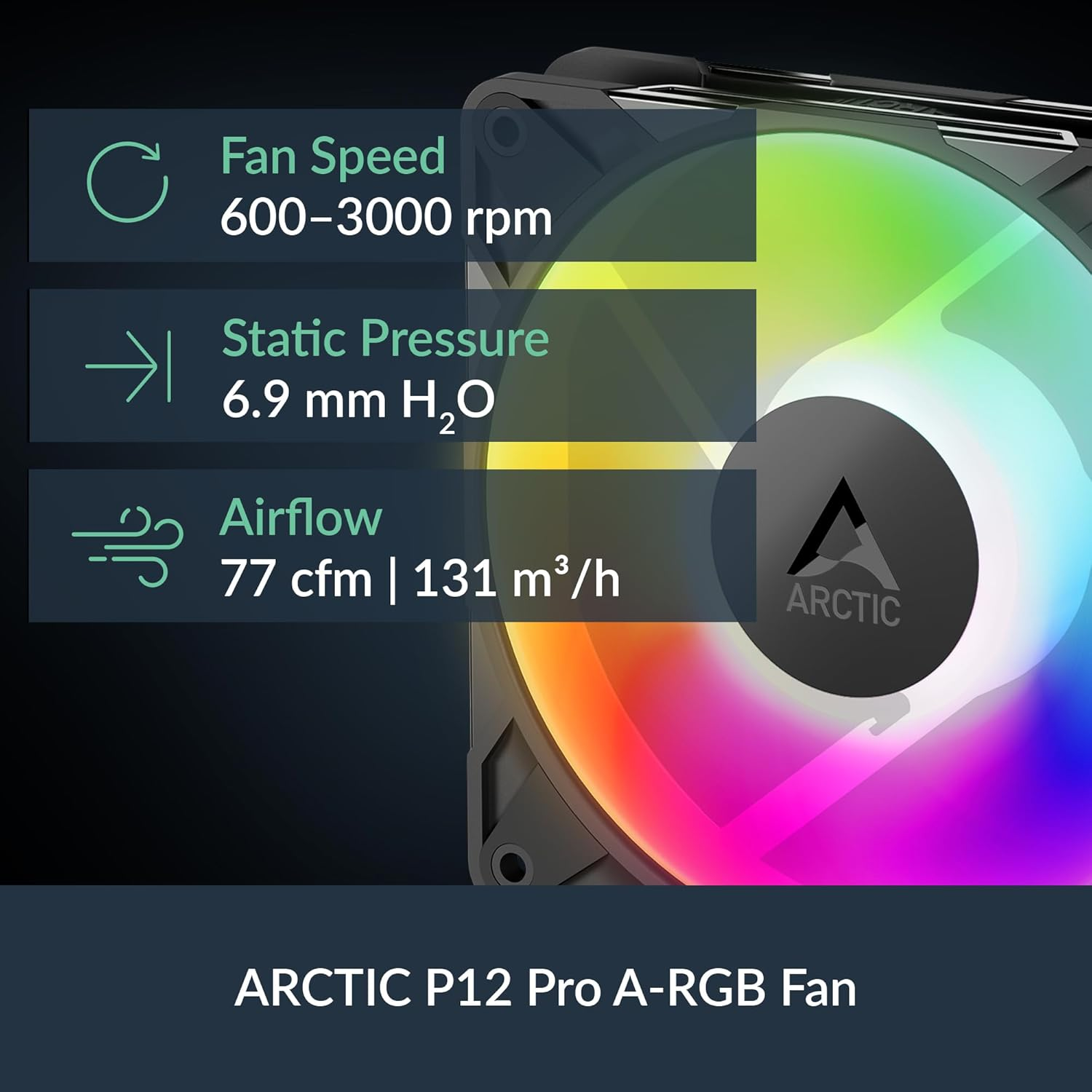 ARCTIC Liquid Freezer III Pro 360 A-RGB - AIO CPU Cooler, 3 X 120 Mm Water Cooling, 38 Mm Radiator, PWM Pump, VRM Fan, AMD AM5/AM4, Intel LGA1851/1700 Contact Frame - Black image number 3