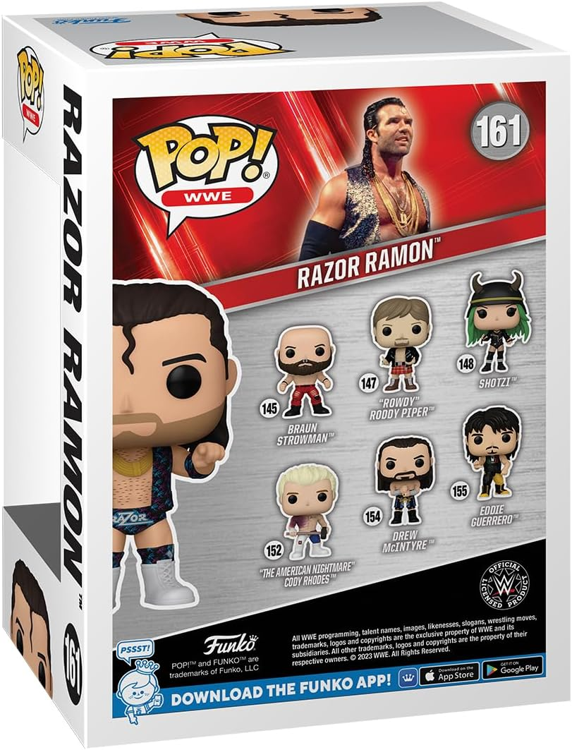 FUNKO POP! WWE: WWE '94 Survivor Series - Razor Ramon image number 2