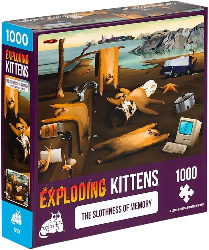 Exploding Kittens PSLOTH-1K-6 Puzzle, Multi image number 1