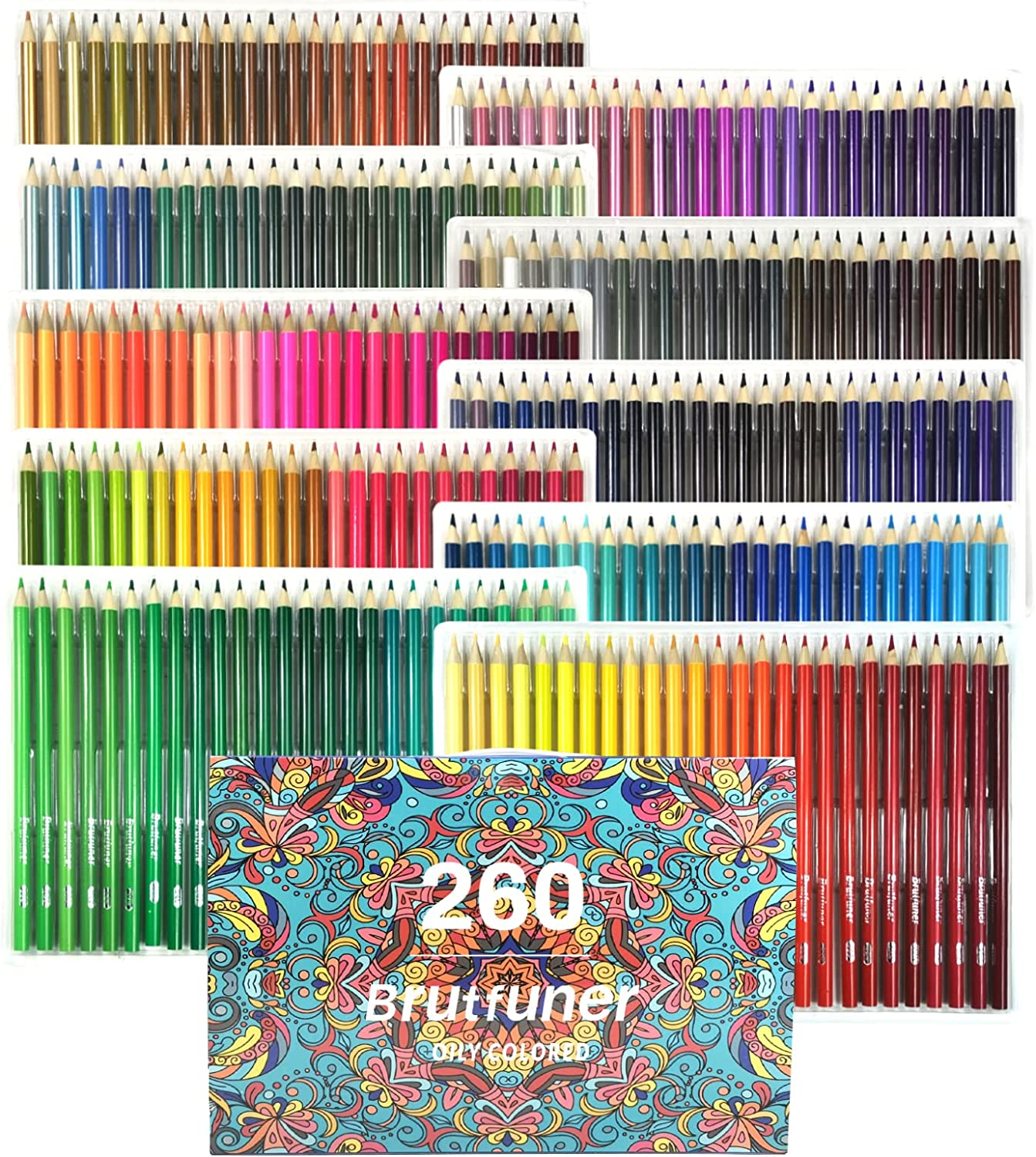 120 Count Coloured Pencils for Adult Coloring Books, Soft Core,Ideal for Drawing Blending Shading,Colouring Pencils Set Adults