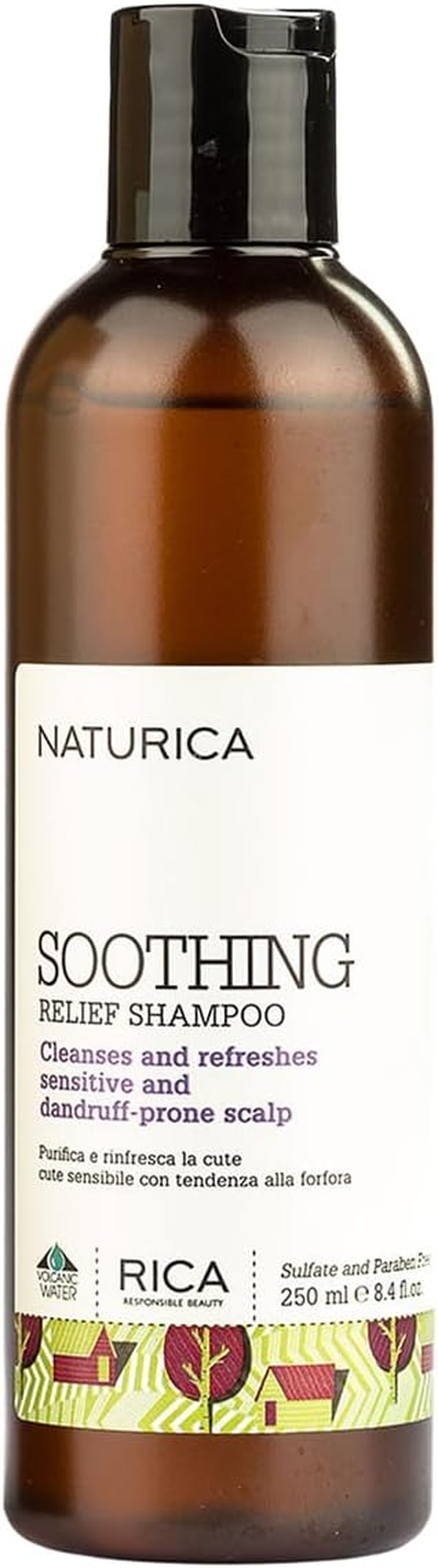 Naturica Soothing Shampoo Sensitive and Dandruff Prone Hair and Scalp with Red Sicilian Orange, Sage and Thyme Extracts - 250Ml image number 3