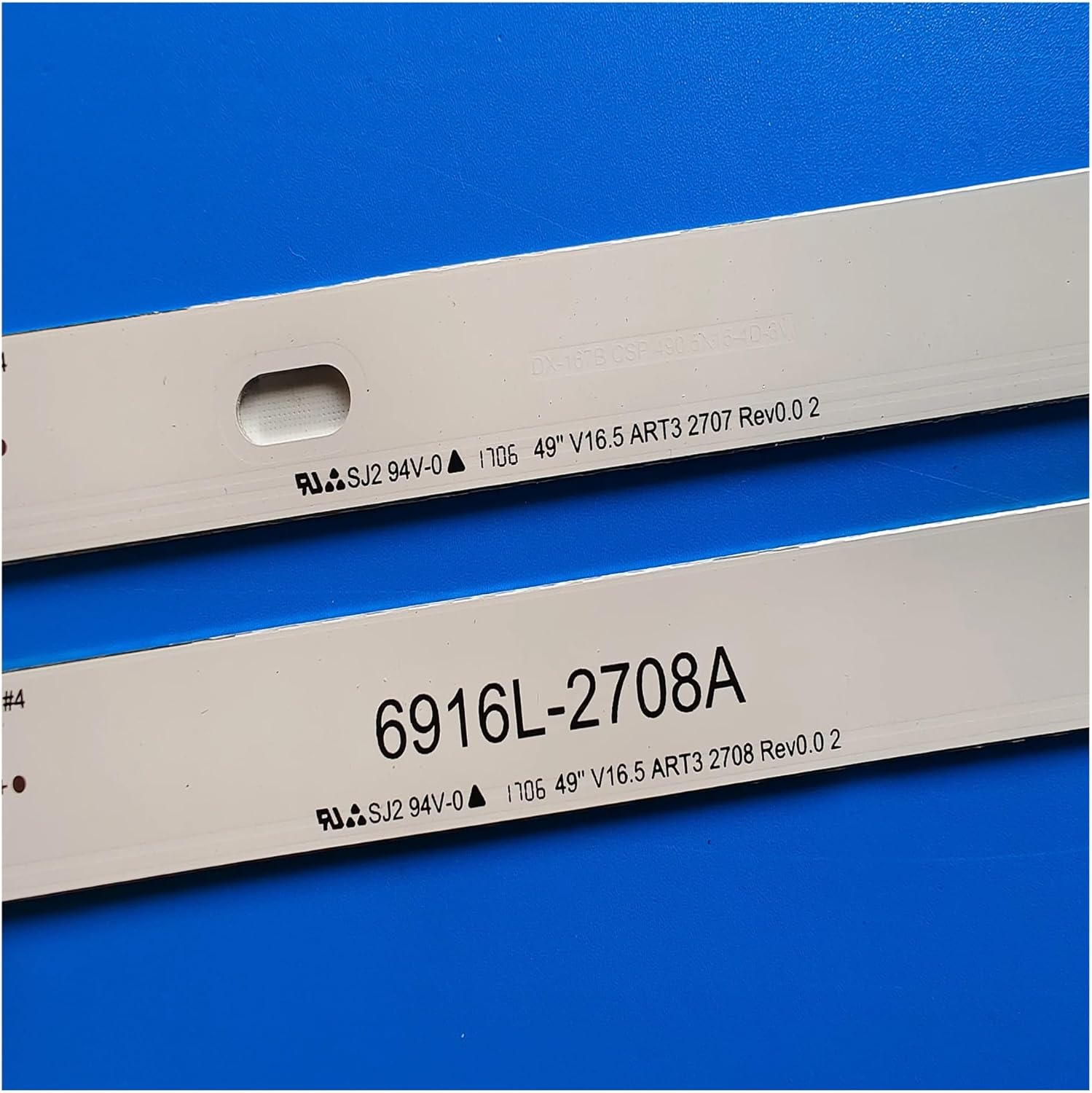 LED Backlight Strip for 49Inch TV LIG 49LJ58300W 49UH603V 49UH620V LC490DGE 6916L-2705A 6916L-2706A 6916L-2707A 6916L-2708A image number 5