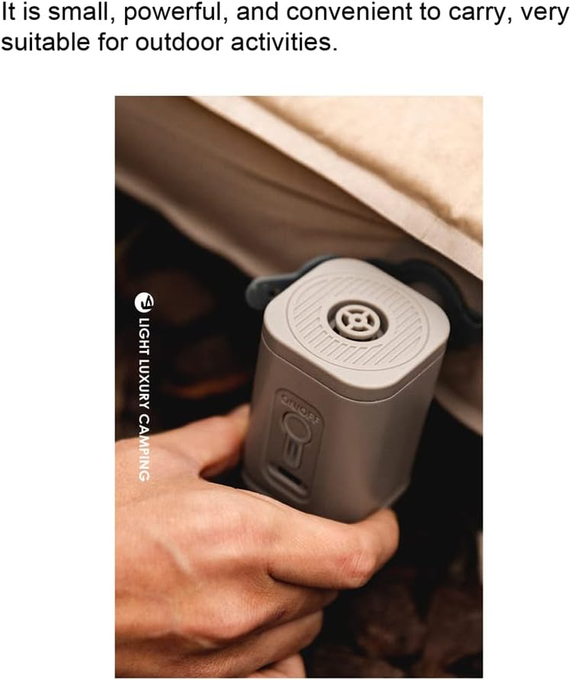 Air Pump, Portable Cordless Electric Inflator Dual-Use Outdoor Inflatable and Vacuum Pump Mattress Inflator Vacuum Pump image number 2