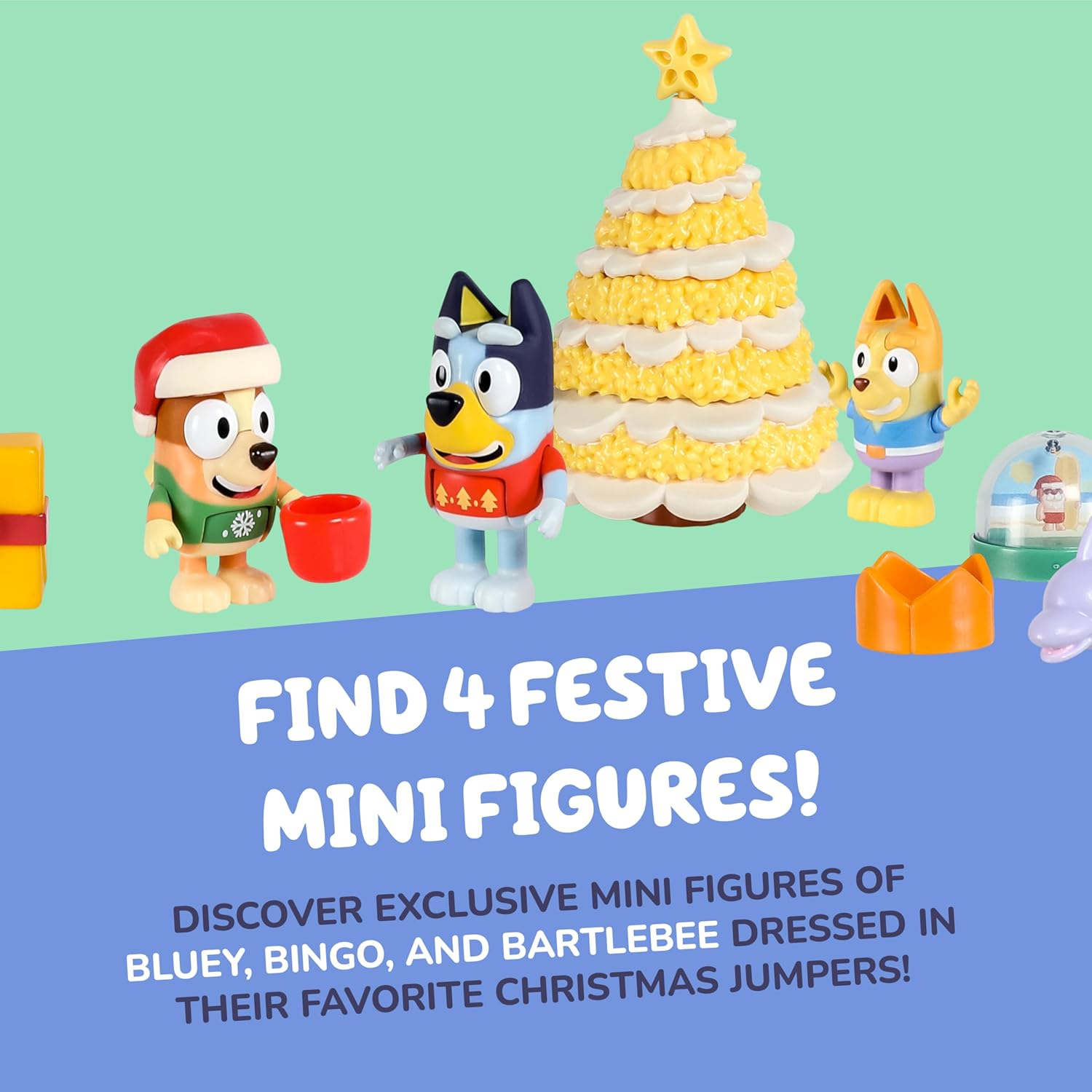 Bluey'S Exclusive Advent Calendar Pack. Open the Packaging to Find a Bluey Surprise Each Day for 24 Days Including Exclusive Figures! | Amazon Exclusive image number 3