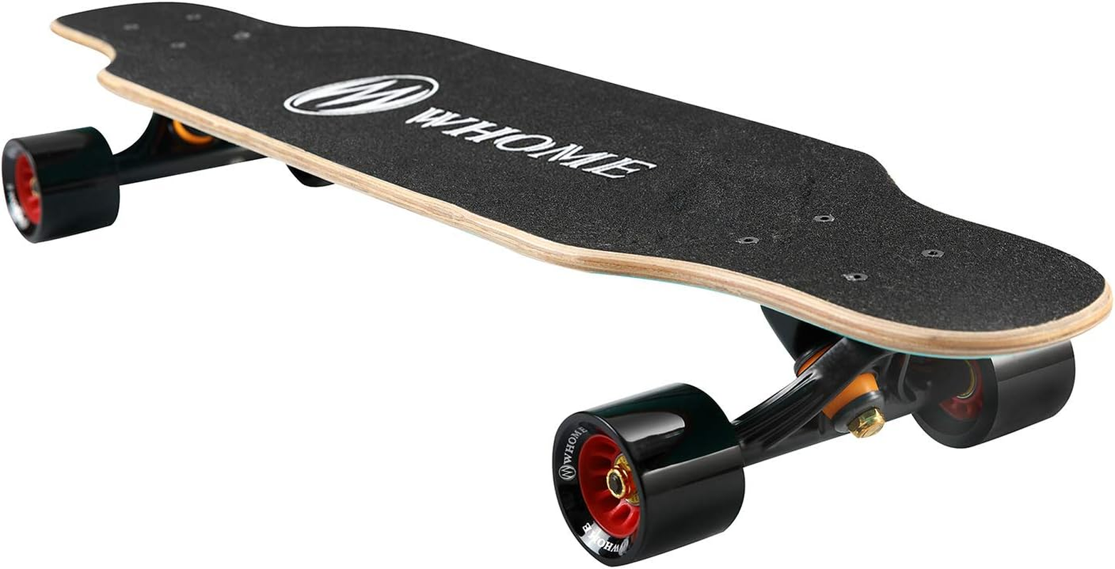 WHOME Longboard Skateboard - 31" Small Long Boards for Adults/Kids Teenagers/Girls Beginners/Boys Pro Cruiser Dancing Longboards with T-Tool image number 3