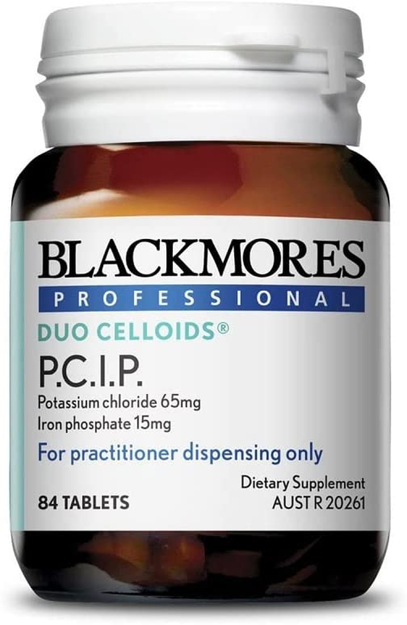 Blackmores Celloids PCIP Potassium Chlorideiron Phosphate 84 Tablets