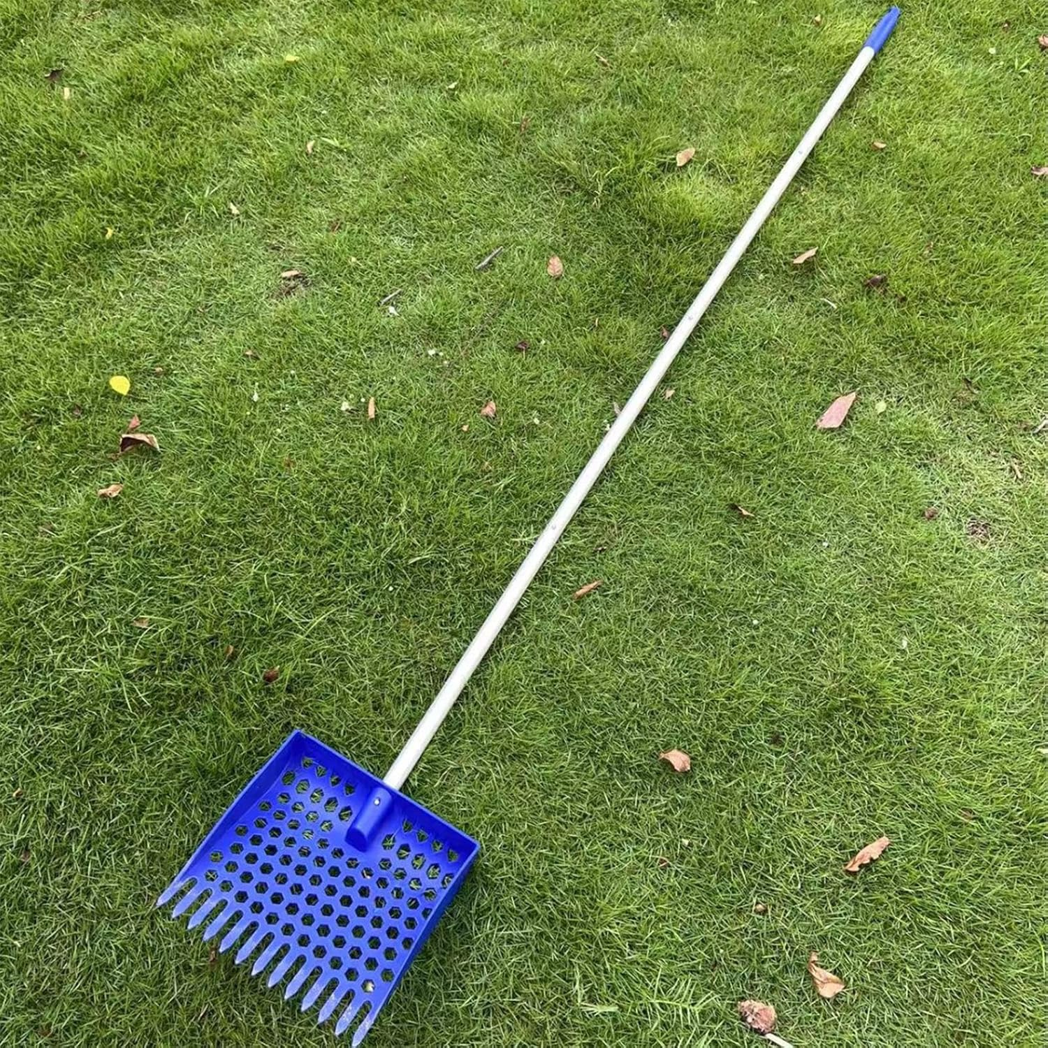 Poultry Litter Scoop - Farm Waste Remover, Detachable Aluminum Poop Cleaning Tool, Aluminum Alloy Cleaning Tool, Multi Animal Washing Gadget | Chicken Poop Scooper for Goats Pony Cats Dogs Farm Use