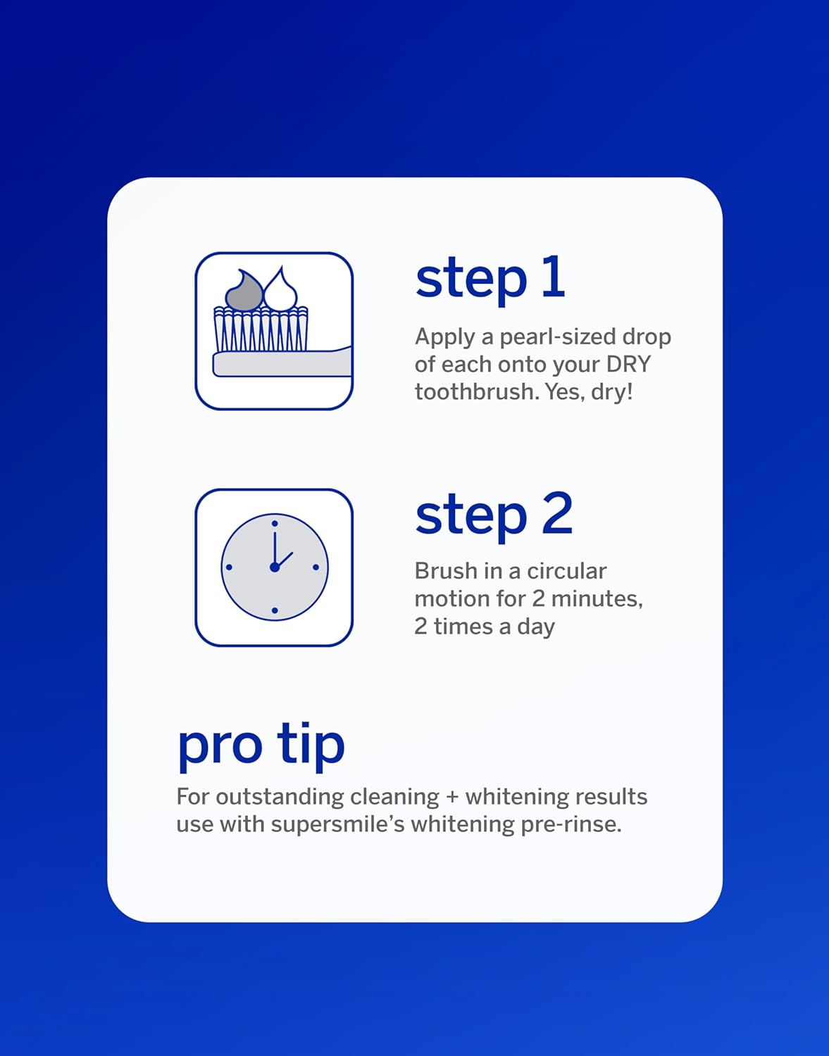Supersmile Professional Teeth Whitening System - Whitening Toothpaste and Accelerator - Whitens up to 6 Shades image number 3