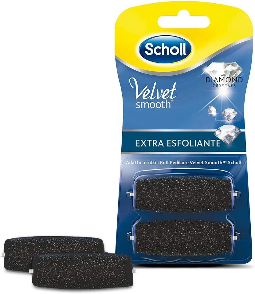 Scholl Velvet Express Pedi Extra Hard Skin Remover Replacement Rollers image number 3