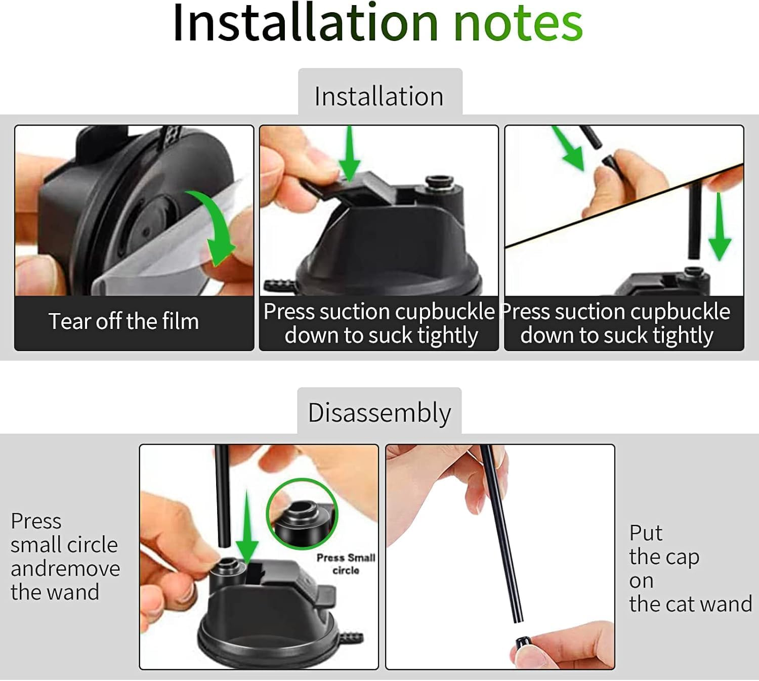 Cat Toys Wand Set with Suction Cup &ndash; 20 Pack Interactive Cat Teaser Toys with Feathers, Bells, Butterfly & Mouse Attachments &ndash; Retractable Wand & Sturdy Suction Base for Indoor Cats & Kittens AUPOINT image number 1