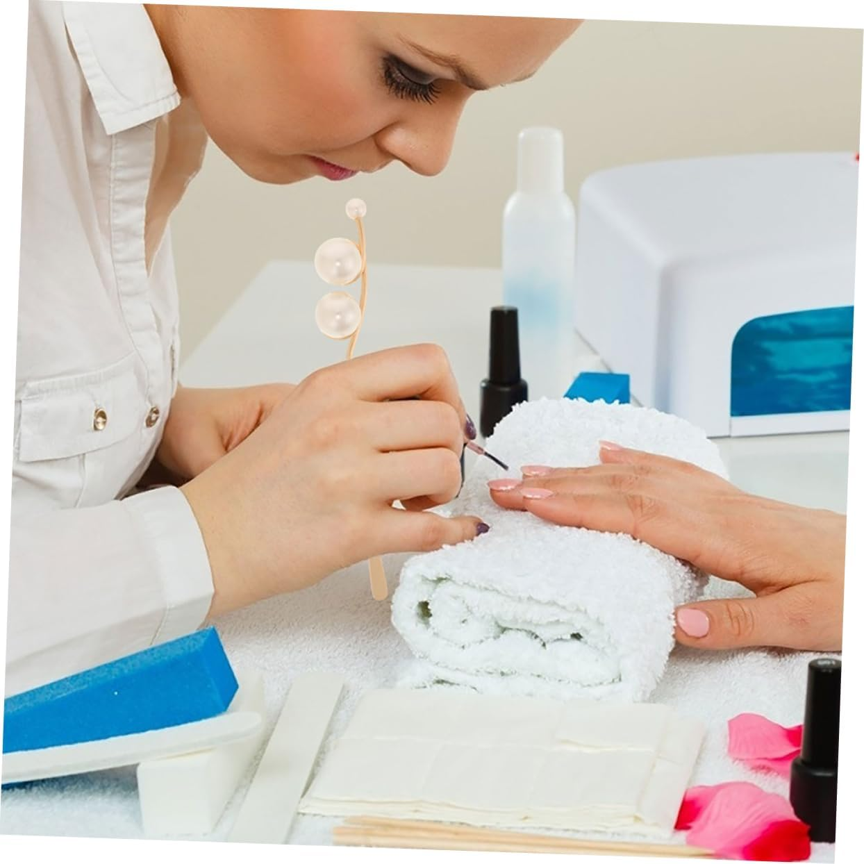 PENIKOKO 2Pcs Nail Art Stirring Rods Manicure Tool for Gel Powder and Easy to Clean Japanese Nail Art Stirring Spoons Essential for Professionals and Enthusiasts image number 5