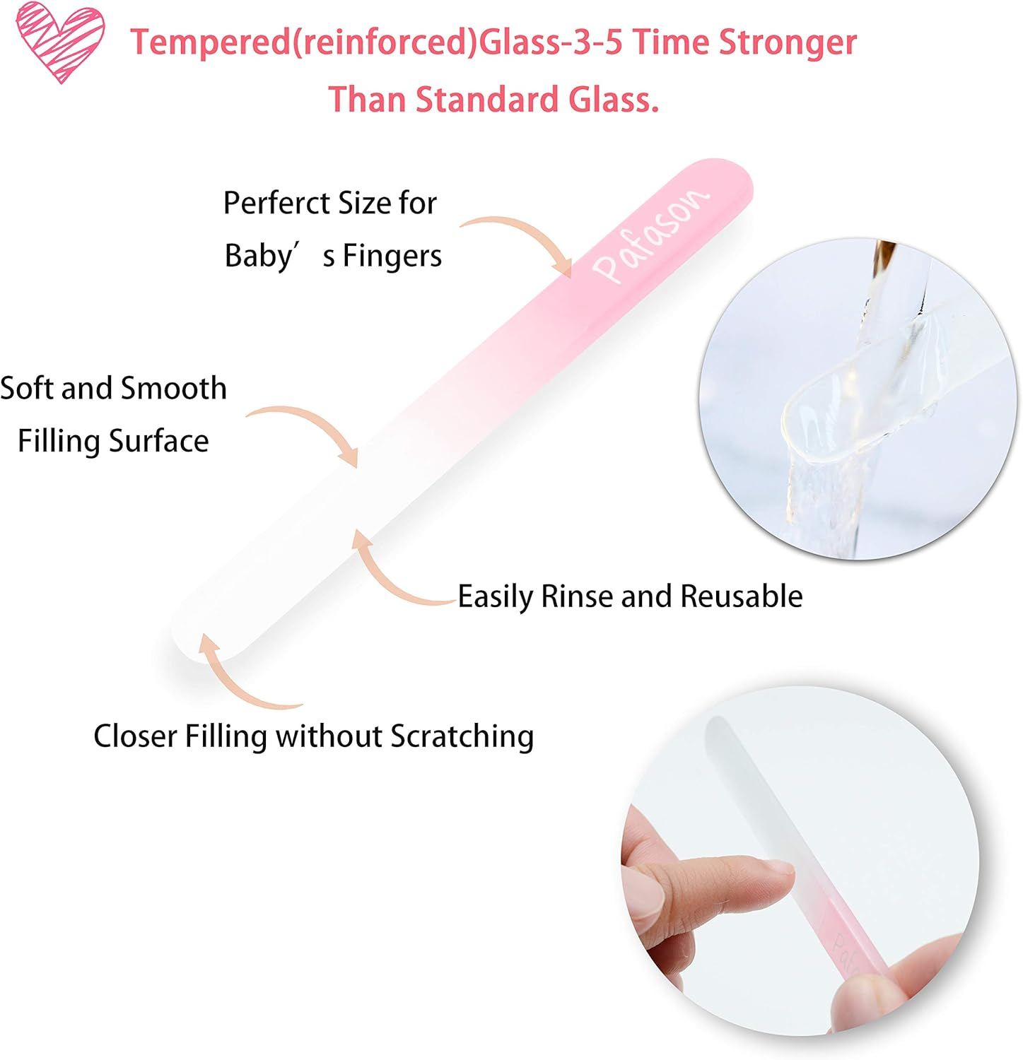 PAFASON Baby Safety Nail Clipper with Nail Catcher and Baby Glass Nail File, Czech Float Glass, Stainless Steel, Ideal for Young Children, Infant, Newborns, Babies,Toddlers image number 6