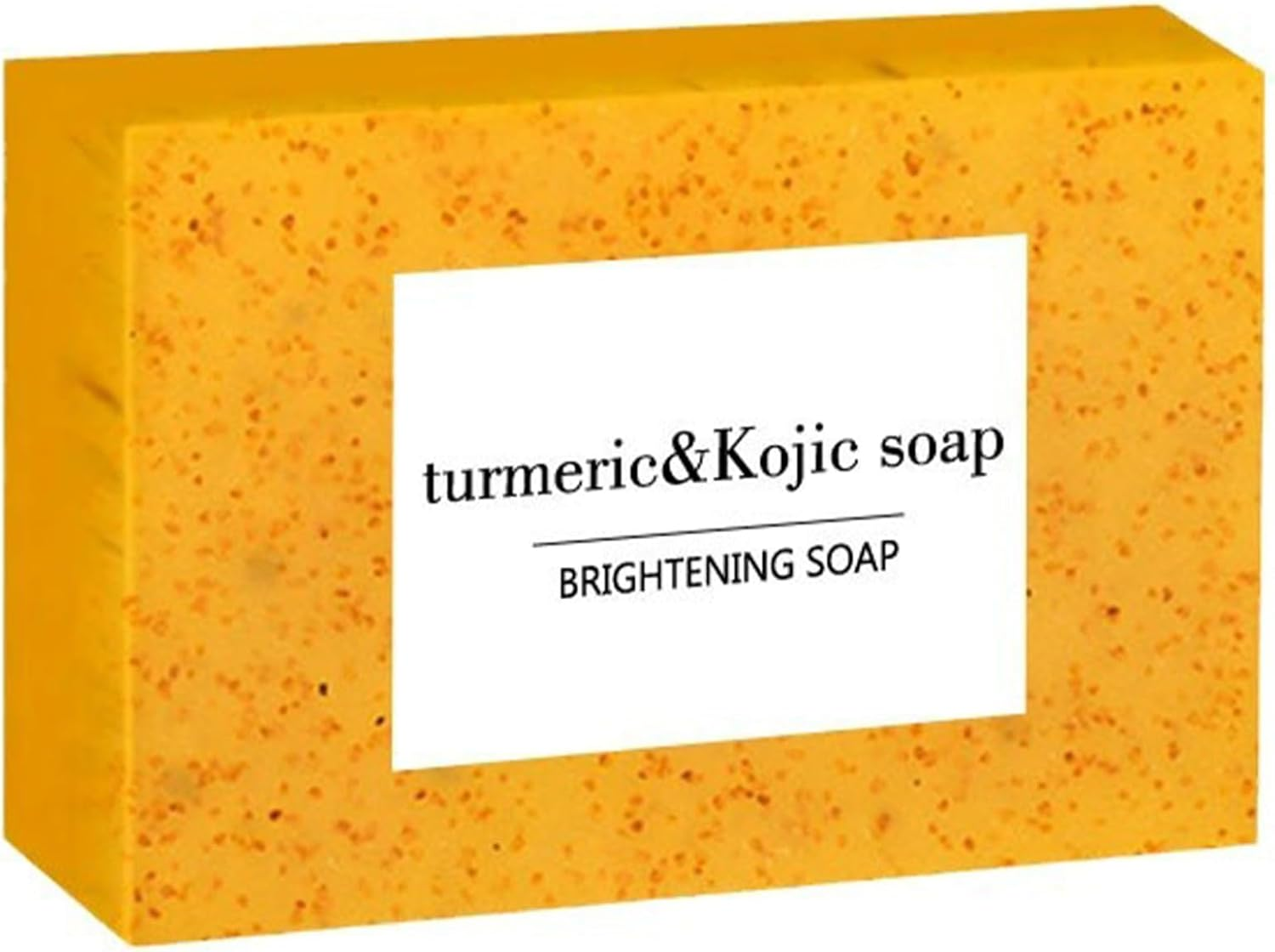 Hedmy Kojic Acid Soap Bar with Turmeric Lemon for Skin Clarity Moisturizing Wash Gentle Exfoliation Yellow 3Pcs One Size