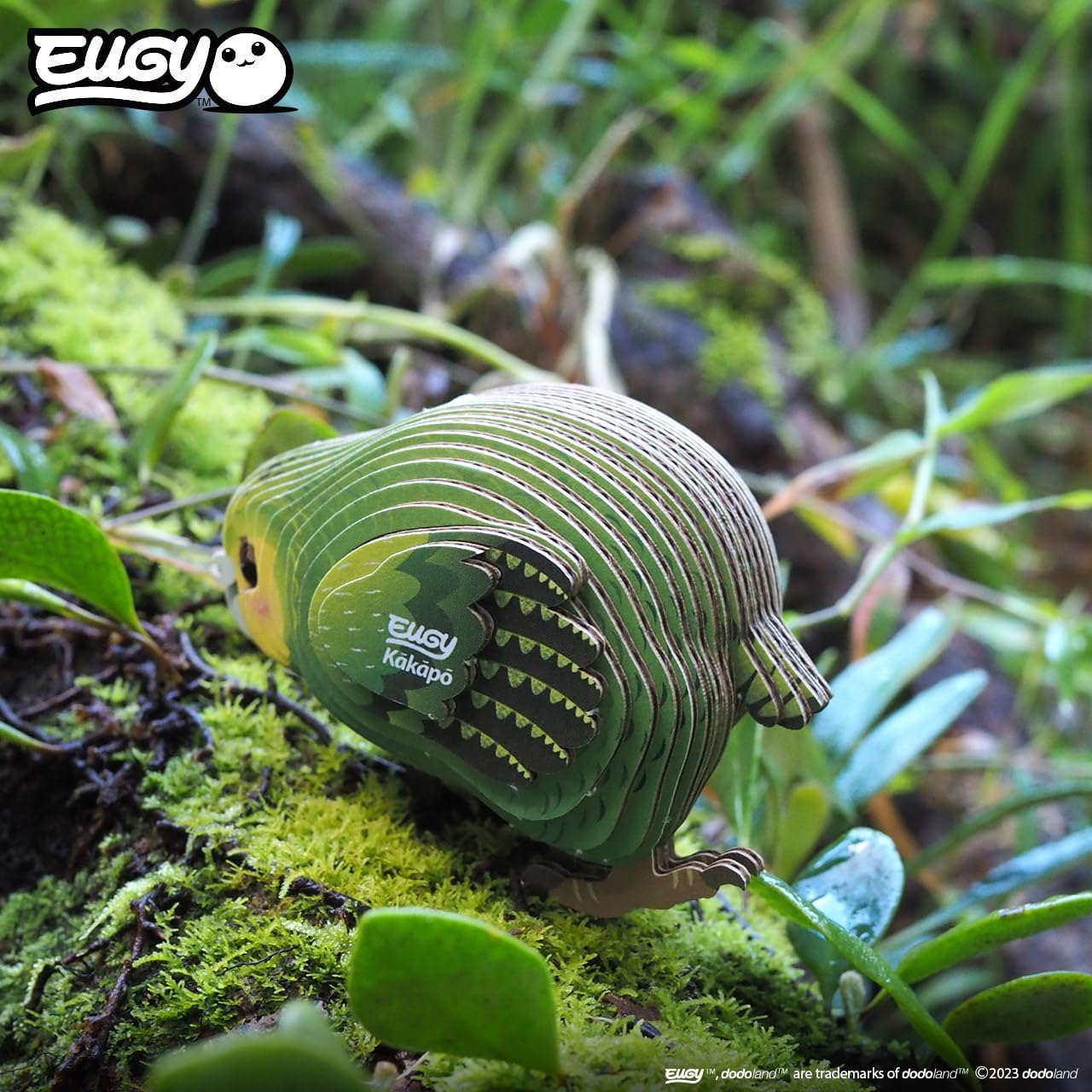 EUGY 099 Kakapo 3D Puzzle - 27 Piece Eco-Friendly Educational Toy Puzzle for Boys, Girls & Kids Ages 6+ image number 6