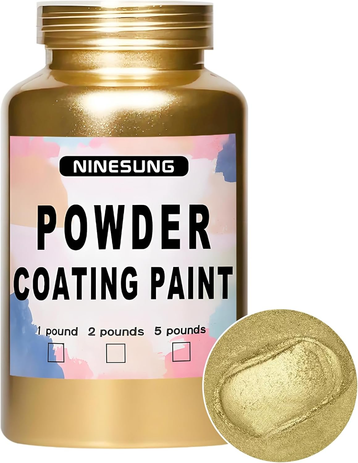 Coating Powder for Metal Surfaces | Car Paint, Building Materials | Steel Structures, Factories, Playgrounds, Gardens (Red, 4 Oz)