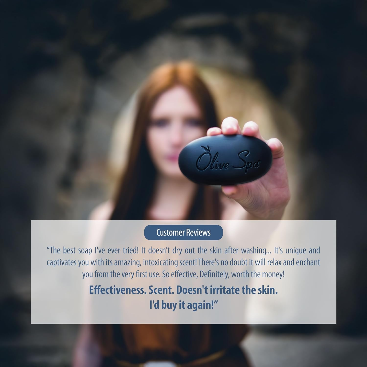 Volcano Lava Scrub Soap - Olive Oil Soap with Volcanic Lava image number 3