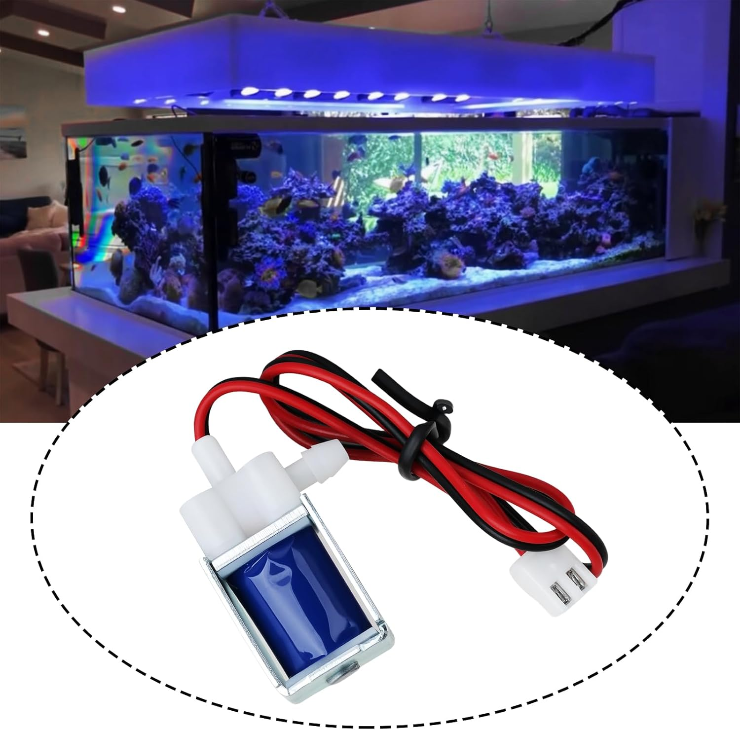 2X Micro Mini DC 5V-6V Electric Solenoid Valve Normally Closed 2-Way Air and Water Valve image number 4