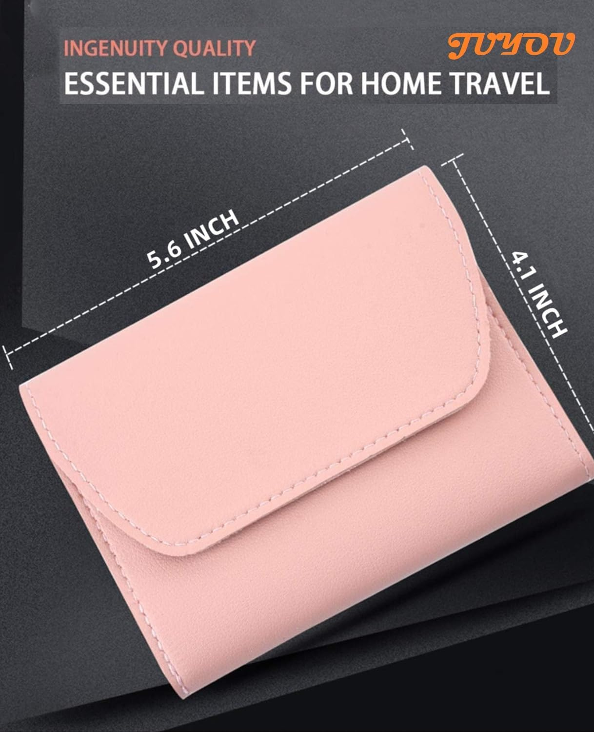 Manicure Set, Pedicure Set, 16 in 1, JUYOU Professional Grooming Kit-Stainless Steel Nail Clippers Set Travel Case-Facial and Nail Care Tools for Men and Women (Rose Gold 16 in 1) image number 2