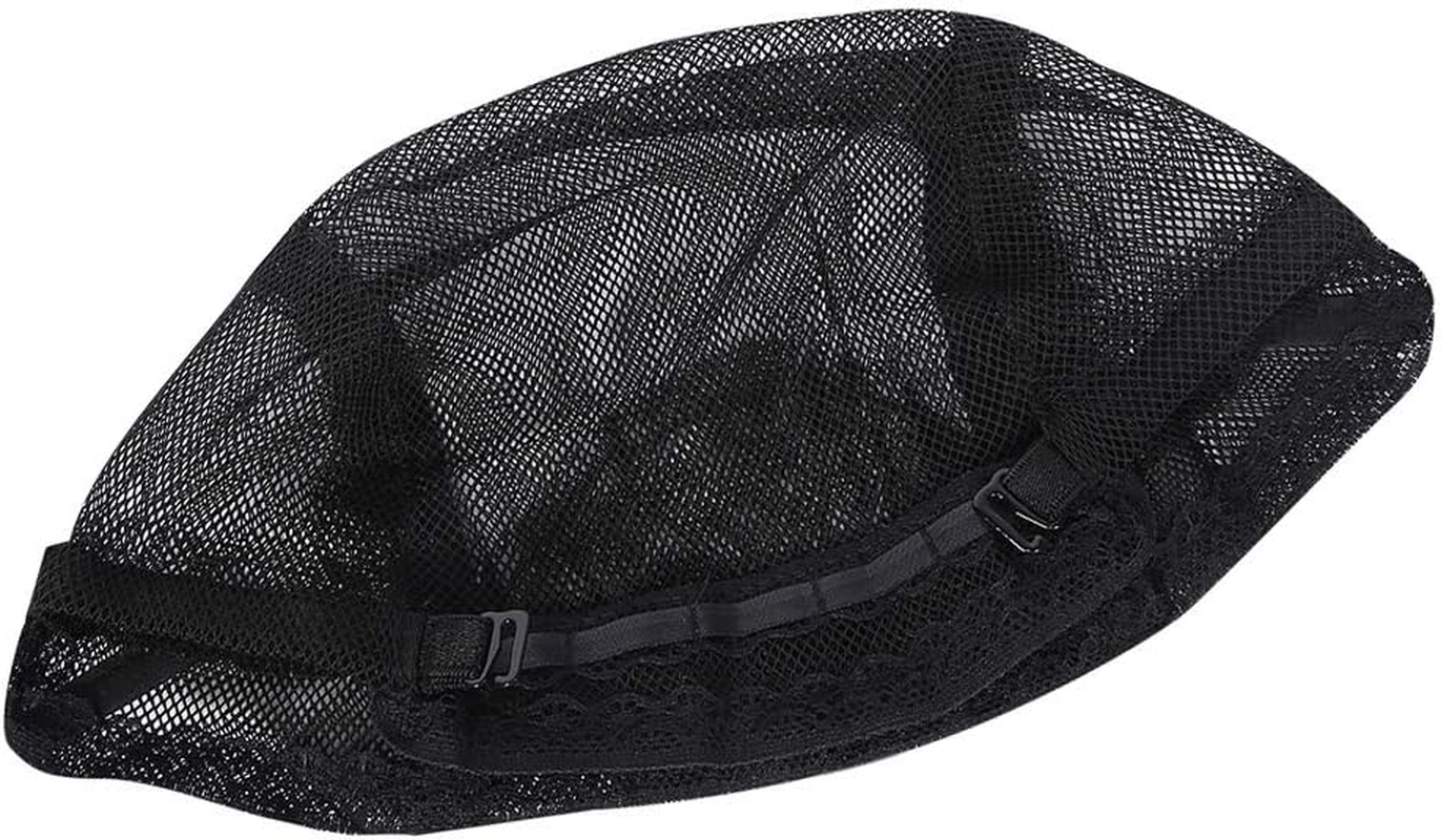 Wig Hair Net Black Hair Net Wig Cap Elastic Dome Hairnet with Adjustable Strap for Wigs Making image number 3