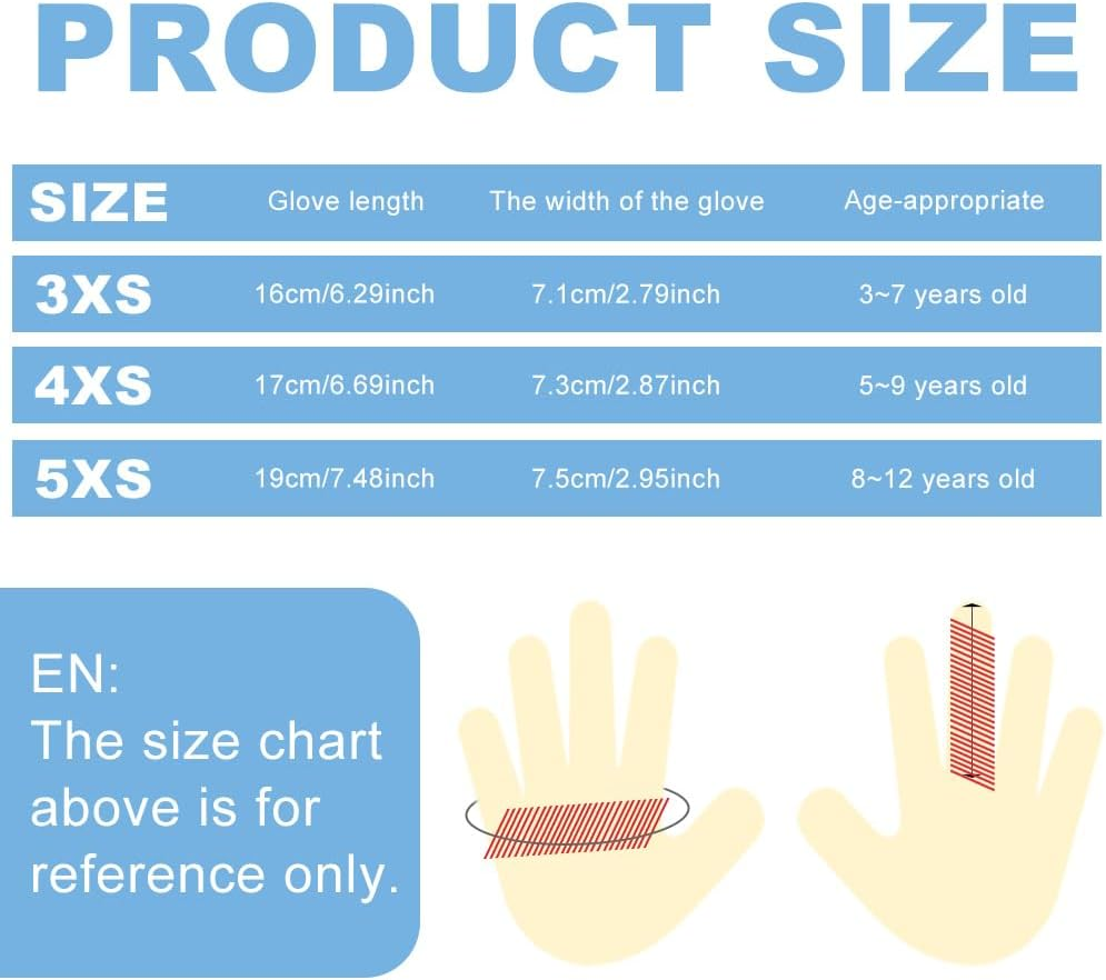 3 Pcs Kids Gardening Gloves for Age 3-9,Childrens Gardening Gloves Kids Work Gloves,Comfortable Toddler Garden Gloves Safety Work Gloves for Boys Girls image number 2